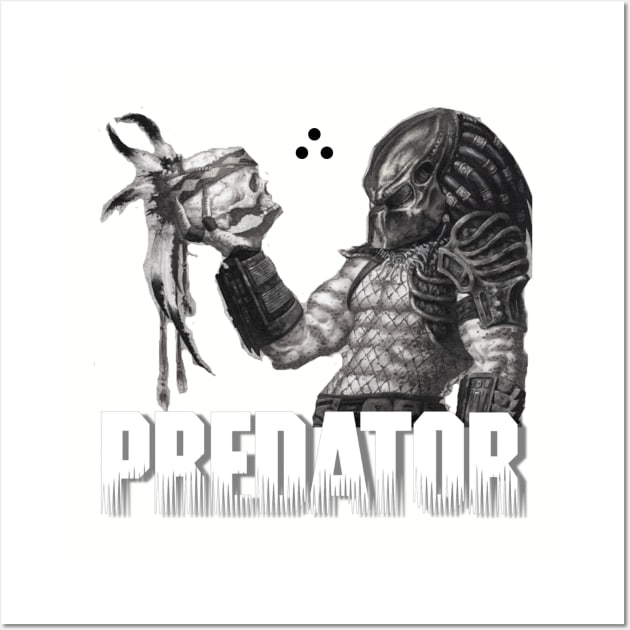 Predator Native Skull Wall Art by MrPhilFox